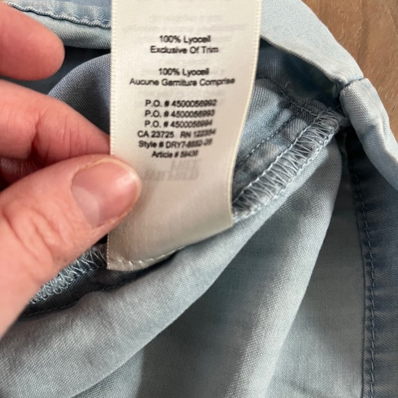 Wilfred FREE Chambray Sleeveless Dress XS - Picture 5 of 5